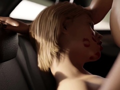 Sunday Surprise – Stepmom and Son Quick Car Sex Creampie